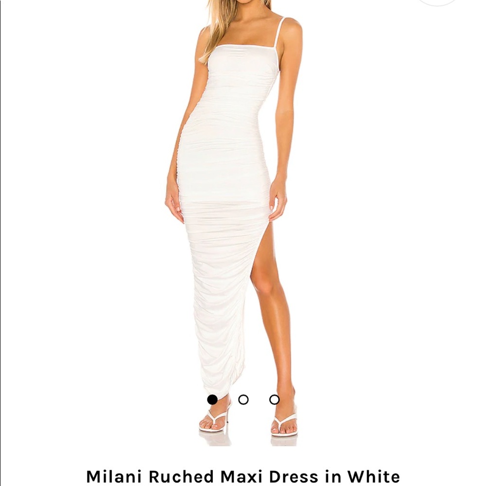 Revolve superdown Milani ruched maxi dress